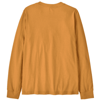 Koszulka z długim rękawem Patagonia LONG-SLEEVED P-6 LOGO T-SHIRT Kids Dried Mango
