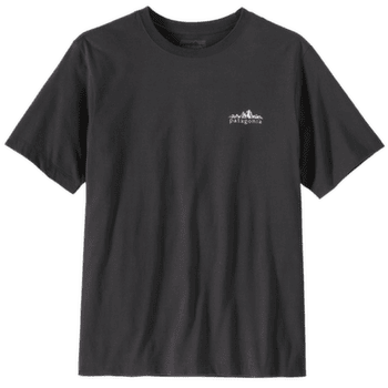 Koszulka z krótkim rękawem Patagonia FITZ ROY FOOTHILLS T-SHIRT Men Ink Black