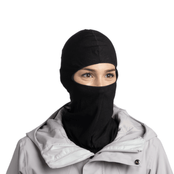 Kaptur Buff MERINO LIGHTWEIGHT BALACLAVA SOLID BLACK