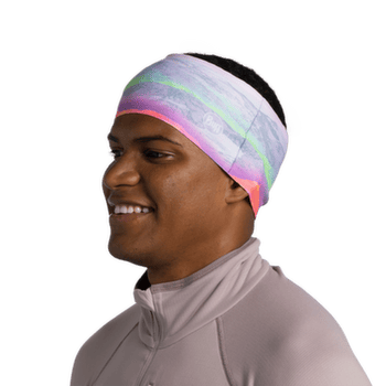 Opaska na głowę Buff THERMONET HEADBAND ARCI LILAC ICE
