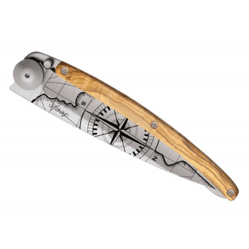 Nóż Deejo Tattoo Olive Wood