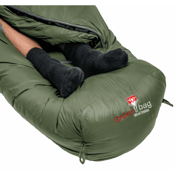 Śpiwór Grüezi bag Biopod Wolle Survival Greenery