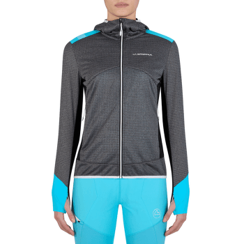Bluza La Sportiva AEQUILIBRIUM THERMAL HOODY Women Black/Malibu Blue