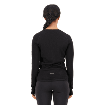 Koszulka z długim rękawem Mons Royale Bella Merino Air-Con LS Women Black Daisy