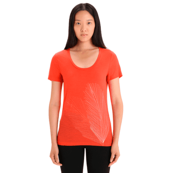 Koszulka z krótkim rękawem Icebreaker Tech Lite II SS Scoop Tee Plume Women VIBRANT EARTH