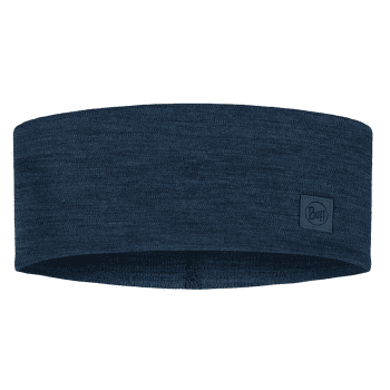 Opaska na głowę Buff MERINO WIDE HEADBAND SOLID SOLID NIGHT BLUE
