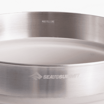 Garnek Sea to Summit Detour Stainless Steel Collapsible Pot - 5L Moonstruck Grey