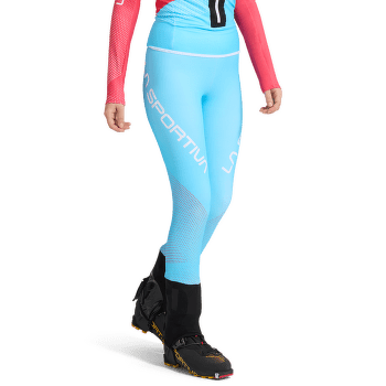 Spodnie La Sportiva STRATOS VI RACING PANT Women Malibu Blue/Hibiscus