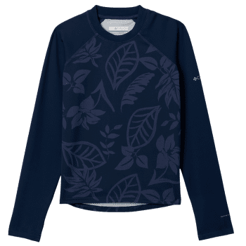 Koszulka z długim rękawem Columbia Sandy Shores Printed LS Sunguard Youth Coll Navy Pasteled Tonal, Coll Navy 472