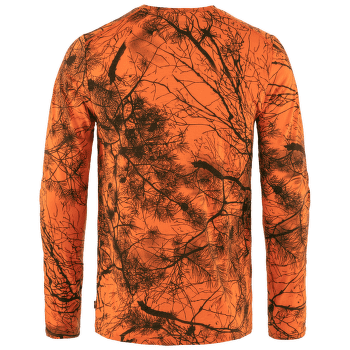 Koszulka z długim rękawem Fjällräven Värmland Wool LS Men Orange Multi Camo