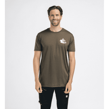 Koszulka z krótkim rękawem Aclima LightWool Tee Mountain Men Jet Black