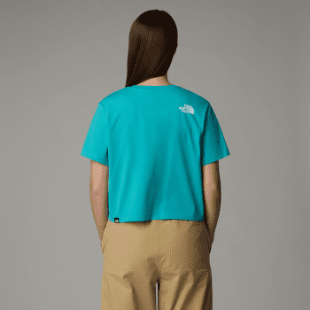 Koszulka z krótkim rękawem The North Face SIMPLE DOME CROPPED SLIM TEE Women 0YI VIRTUAL BLUE