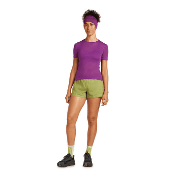 Koszulka z krótkim rękawem Icebreaker Merino Blend 75 Cool-Lite™ Featherlight SS Crewe Women MINT