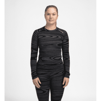Koszulka z długim rękawem Aclima WarmWool Crew Neck Women Jet Black
