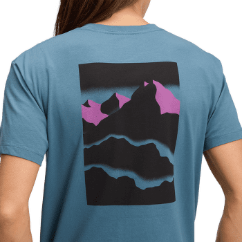 Koszulka z krótkim rękawem Black Diamond Mountainscape SS Tee Women Creek Blue