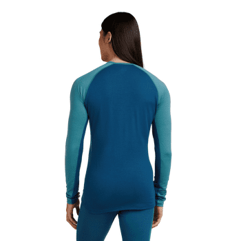 Koszulka z długim rękawem Icebreaker Merino 200 ZoneKnit™ LS Crewe Men BLACK