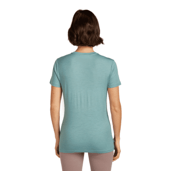 Koszulka z krótkim rękawem Icebreaker Merino 150 Tech Lite SS Tee Sunrise Summit Women OBSIDIAN