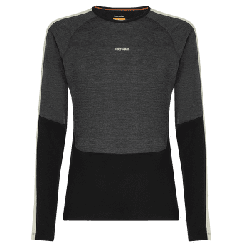 Koszulka z długim rękawem Icebreaker Merino 200 Oasis+ LS Crewe Men BLACK/JET HTHR/UNDYED/CB