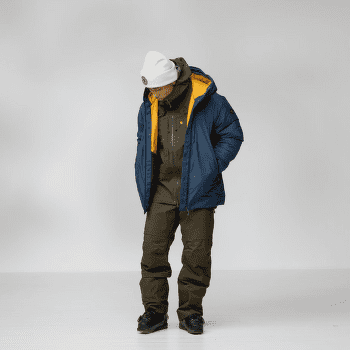 Kurtka Fjällräven Bergtagen 130 Insulation Jacket Men Mountain Blue-Mustard Yellow