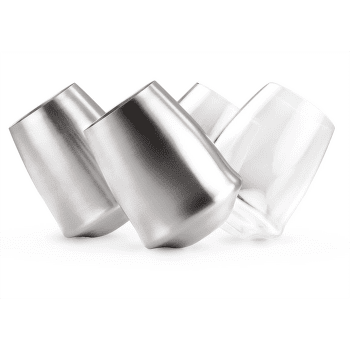 Kubek GSI GLACIER STAINLESS STEMLESS WINE GLASS