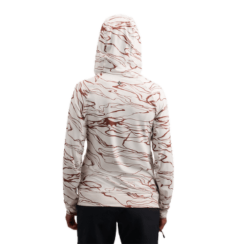 Bluza Black Diamond LS Alpenglow Hoody Women Relief-Meadow Rose-Fig