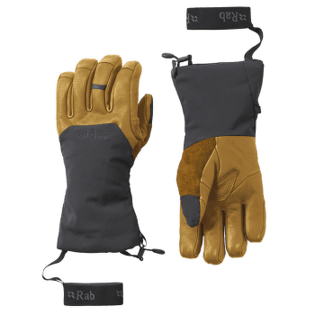 Rękawice Rab Guide GTX Gauntlets Black/Tan