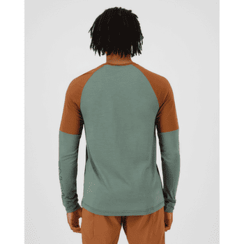 Bluza Mons Royale Tarn Merino Bike Wind Jersey Cypress/Caramel/Black