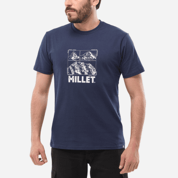 Koszulka z krótkim rękawem Millet CHAMONIX LOGO TS SS Men SAPHIR NEW