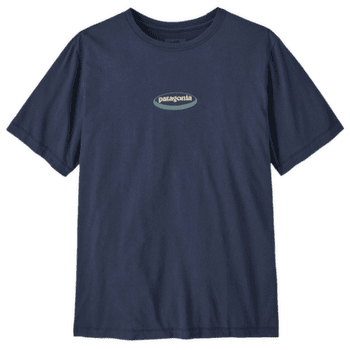 Koszulka z krótkim rękawem Patagonia ’95 Oval Logo T-Shirt Men New Navy: Kaleido