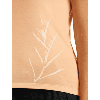 Koszulka z krótkim rękawem Icebreaker Merino Blend Core SS Tee Panax Women OBSIDIAN