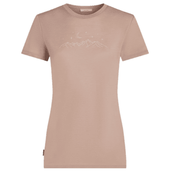 Koszulka z krótkim rękawem Icebreaker Merino 150 Tech Lite SS Tee Sparkling Stars Women PINK QUARTZ