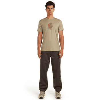 Koszulka z krótkim rękawem Icebreaker Merino 150 Tech Lite SS Tee Bear Catch Men FLAGSTONE