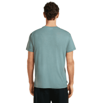Koszulka z krótkim rękawem Icebreaker Merino Blend Core SS Tee Single Line Camp Men BLUE ASH