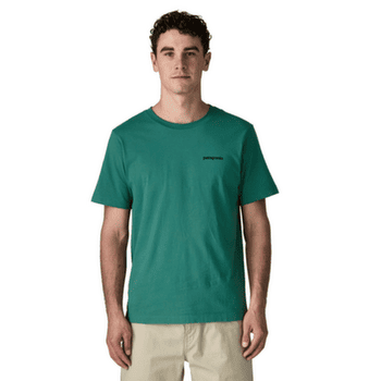 Koszulka z krótkim rękawem Patagonia P-6 Logo T-Shirt Men Undyed Natural