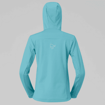 Bunda Norrona falketind warm2 stretch Hood Women Brittany Blue