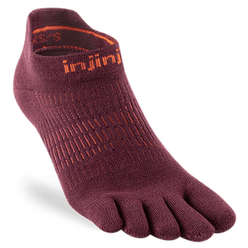 Skarpety Injinji Run Lightweight No-Show Women MAHOGANY