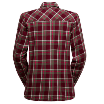 Koszula z długim rękawem La Sportiva RAMBLER LINED FLANNEL SHIRT WOMEN Redwood/Chalk