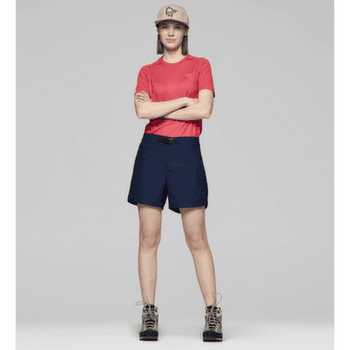 Szorty Norrona femund silent grid Shorts Women Navy Blazer