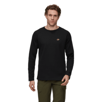 Koszulka z długim rękawem Mammut Waffle Longsleeve black 0001