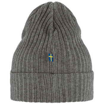 Czapki Fjällräven Fjällräven Rib Hat Grey 020