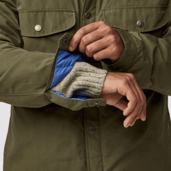 Kurtka Fjällräven Övik Down Shirt Jacket Men Wood Brown