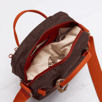 Torba Fjällräven Kanken Koncept Crossbody Black Oak-Rowan Red