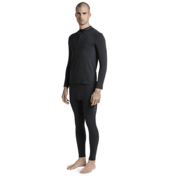 Koszulka z długim rękawem X-Bionic MIGHTYWOOL SHIRT LS 1/2 ZIP MEN X Black