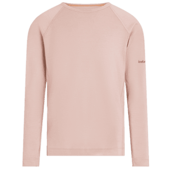 Koszulka z długim rękawem Icebreaker Oasis LS Crewe Kids PINK QUARTZ
