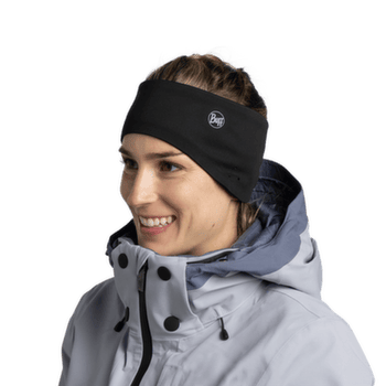 Opaska na głowę Buff WINDPROOF HEADBAND SOLID BLACK