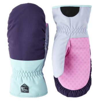 Rękawice Hestra reMix Hajka Mitt Dark plum/Mint