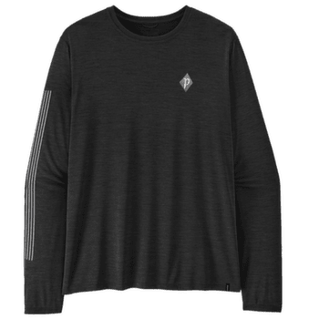 Koszulka z długim rękawem Patagonia LONG-SLEEVED CAP COOL DAILY SHIRT - HUT TRIPPER Men Black