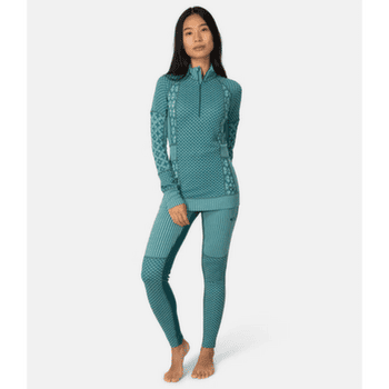 Koszulka z długim rękawem Kari Traa Smekker H/Z Women PEACO/PEACOCK