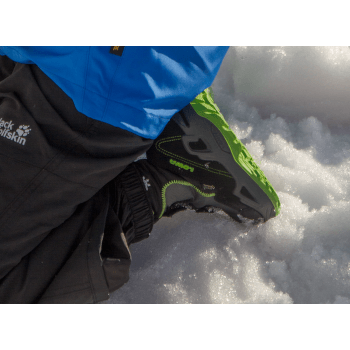 Buty Lowa Milo GTX HI Kids schwarz/türkis