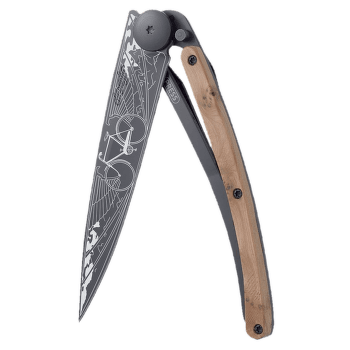 Nóż Deejo Black tattoo Bicycle